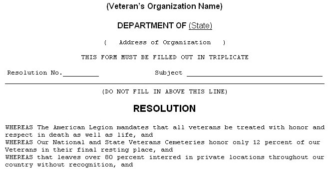 Click to Download Sample Resolution Document